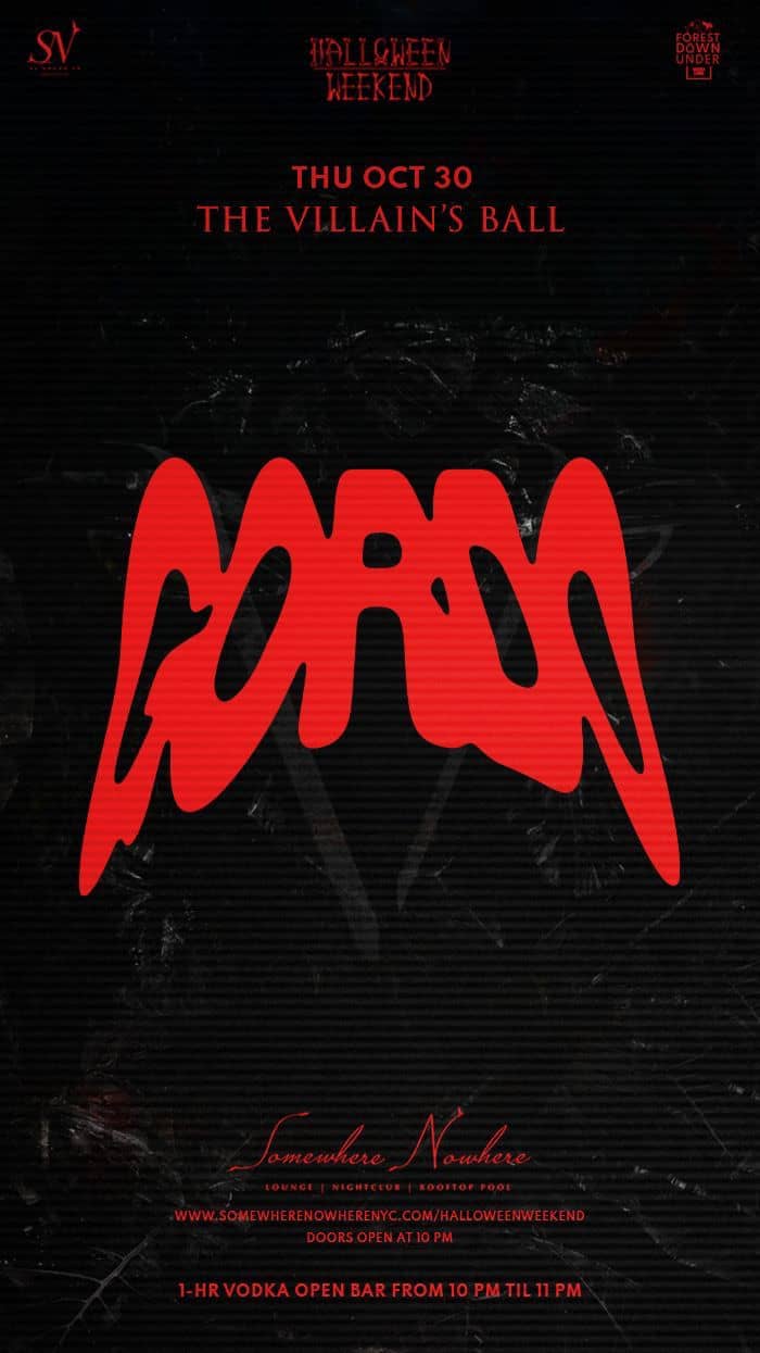 GORDO - The Villains Ball - Halloween Weekend