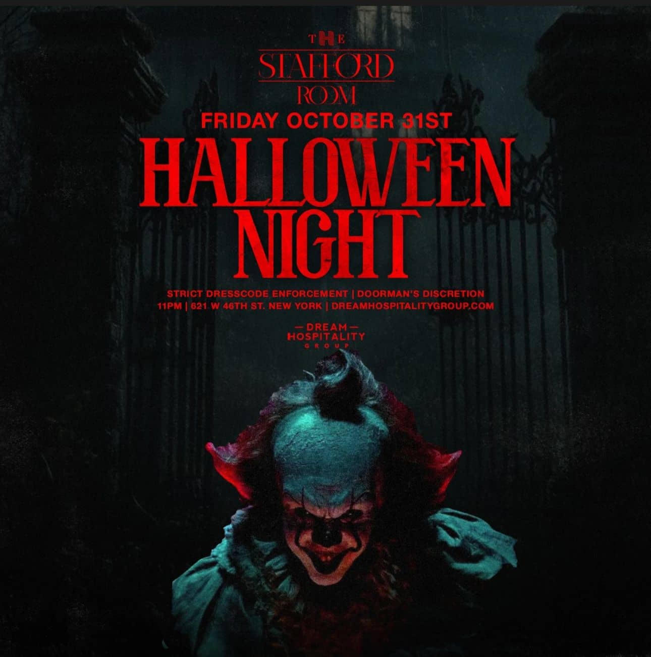 Halloween Night at The Stafford Room